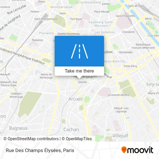 Rue Des Champs Élysées map