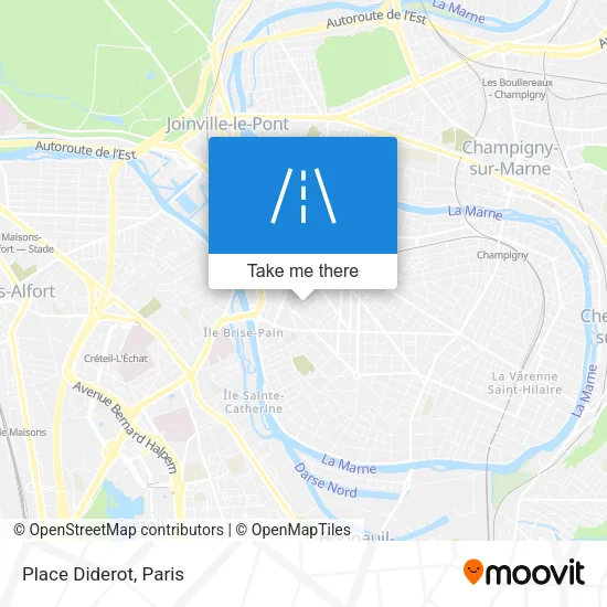 Place Diderot map