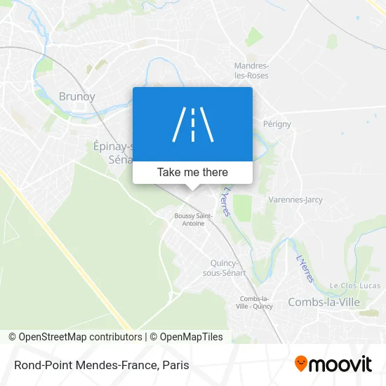 Rond-Point Mendes-France map