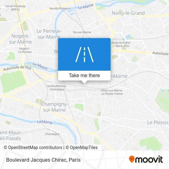 Boulevard Jacques Chirac map