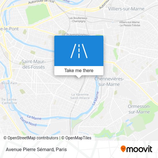 Avenue Pierre Sémard map