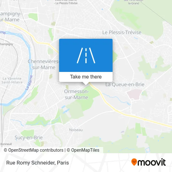 Rue Romy Schneider map