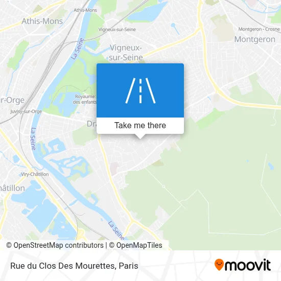 Rue du Clos Des Mourettes map