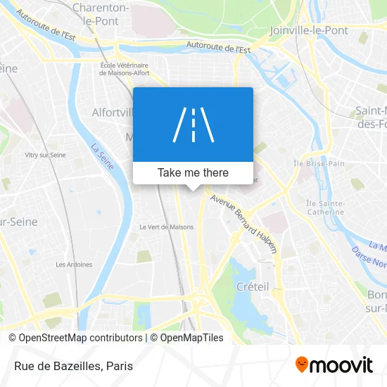 Rue de Bazeilles map
