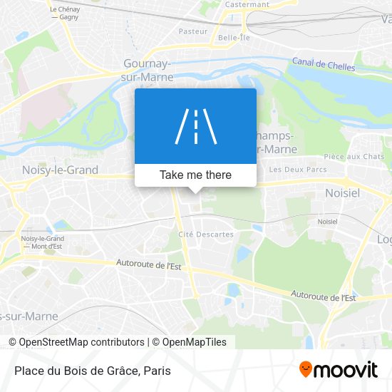 Place du Bois de Grâce map