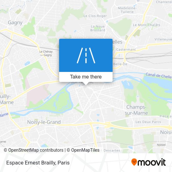 Espace Ernest Brailly map