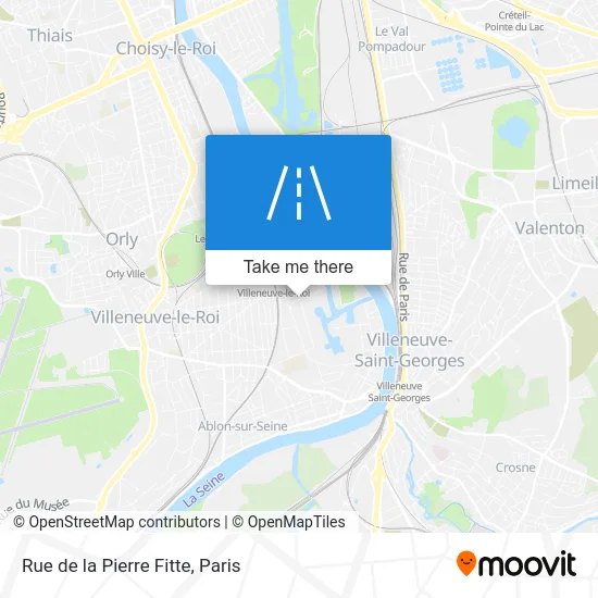 Rue de la Pierre Fitte map