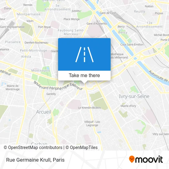 Rue Germaine Krull map