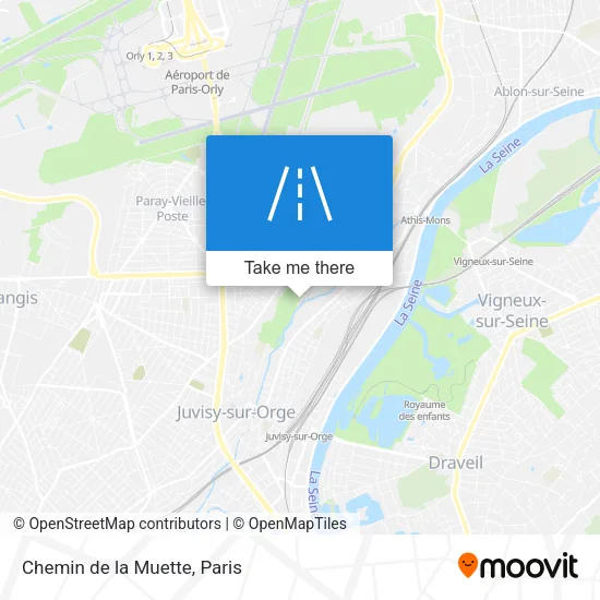 Chemin de la Muette map