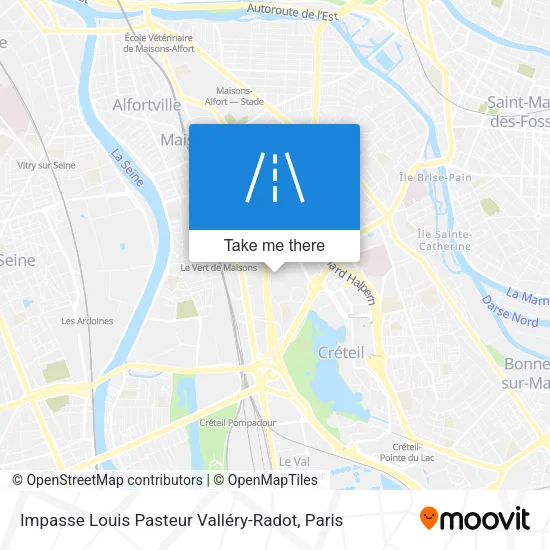 Impasse Louis Pasteur Valléry-Radot map