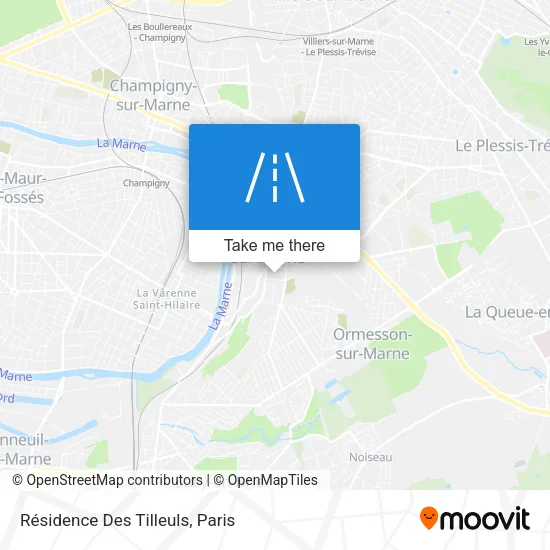 Résidence Des Tilleuls map