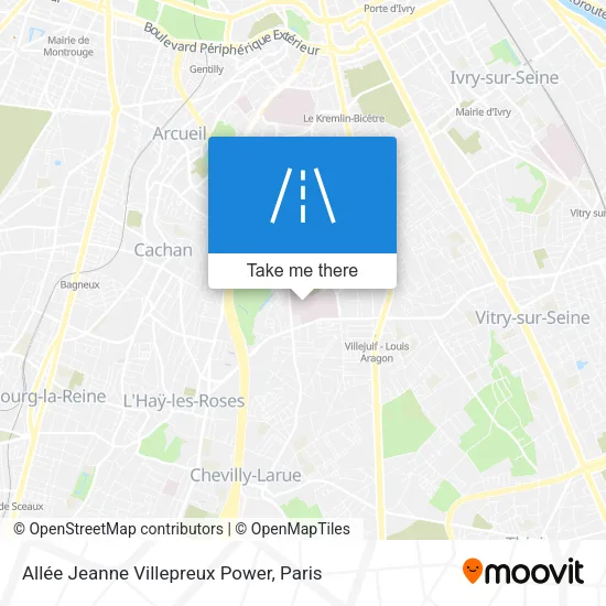 Allée Jeanne Villepreux Power map