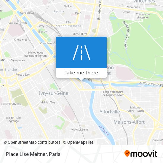 Mapa Place Lise Meitner