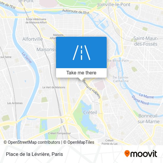 Place de la Lévrière map