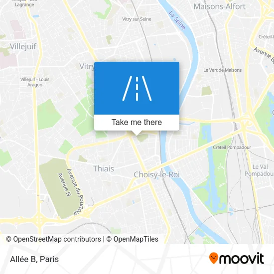 Allée B map