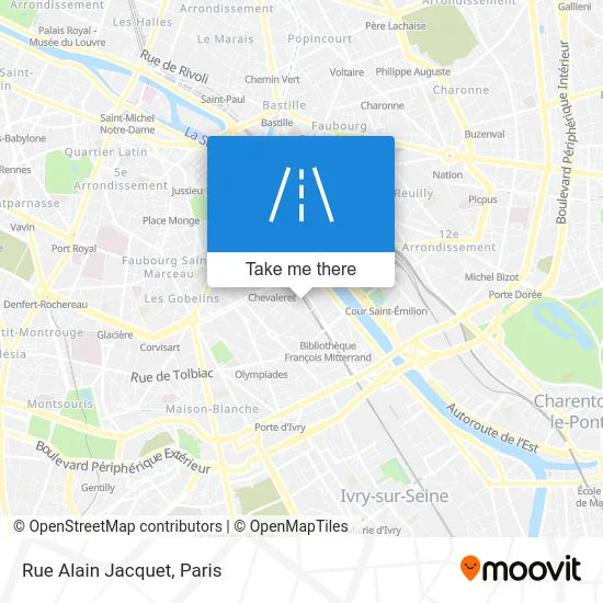 Rue Alain Jacquet map