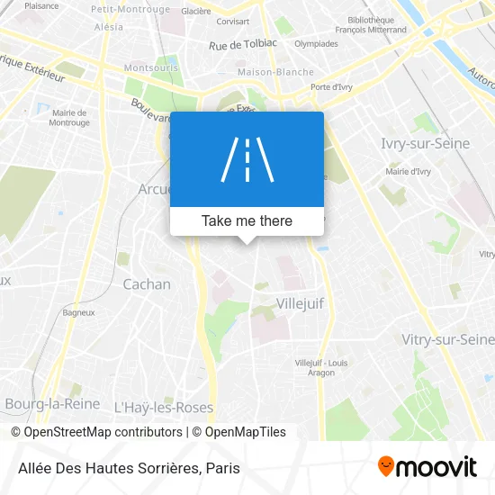 Allée Des Hautes Sorrières map