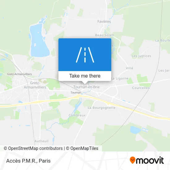 Mapa Accès P.M.R.