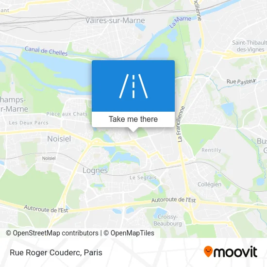 Rue Roger Couderc map