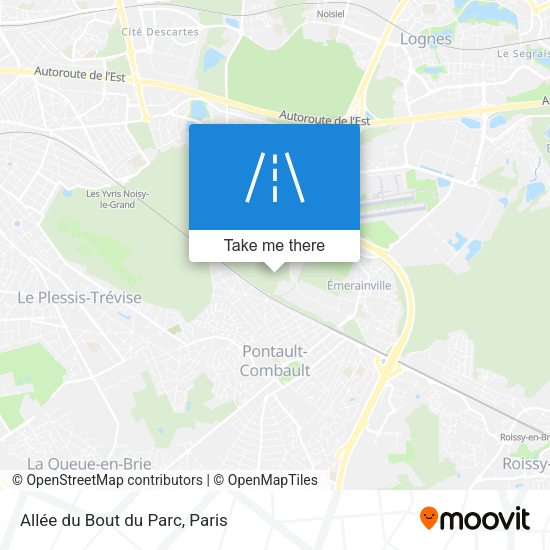 Allée du Bout du Parc map