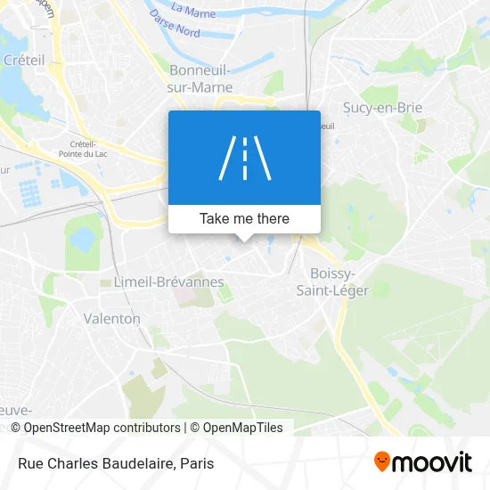 Rue Charles Baudelaire map