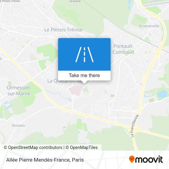 Allée Pierre Mendès-France map