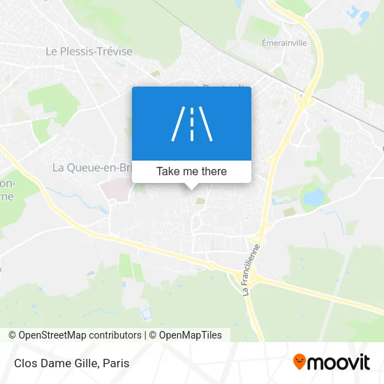 Clos Dame Gille map