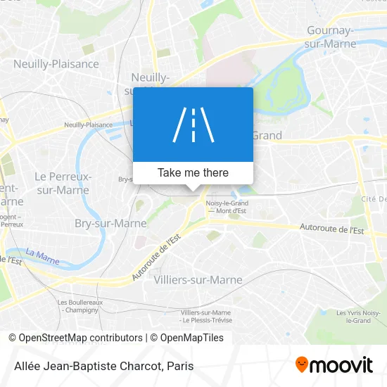 Allée Jean-Baptiste Charcot map