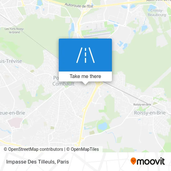 Mapa Impasse Des Tilleuls