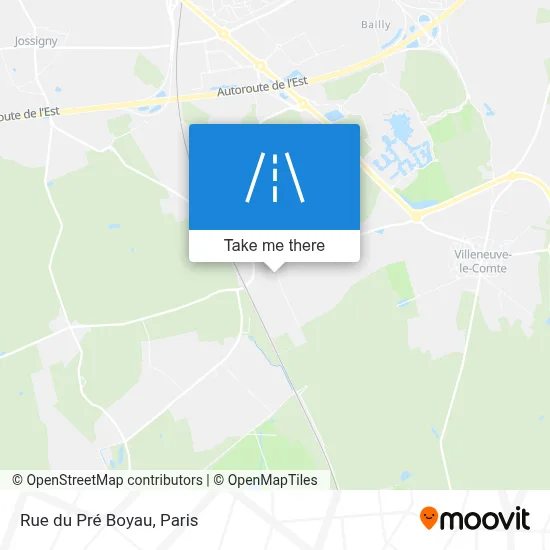 Rue du Pré Boyau map