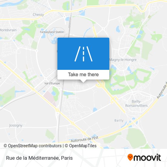 Rue de la Méditerranée map