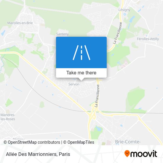 Allée Des Marrionniers map