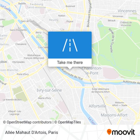 Allée Mahaut D'Artois map