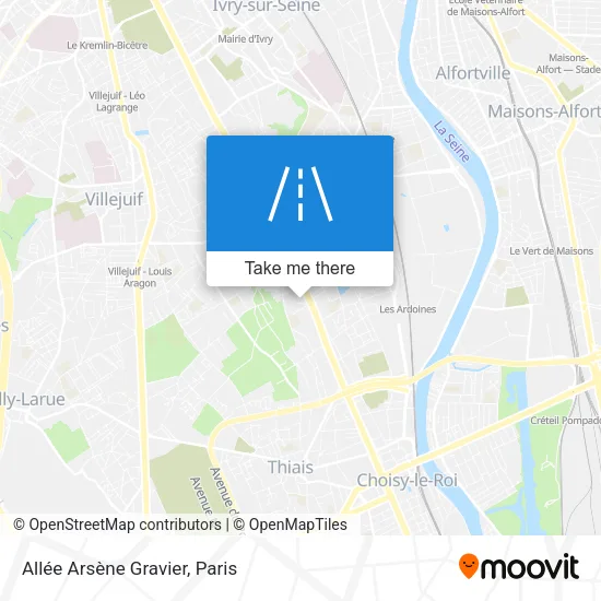 Allée Arsène Gravier map
