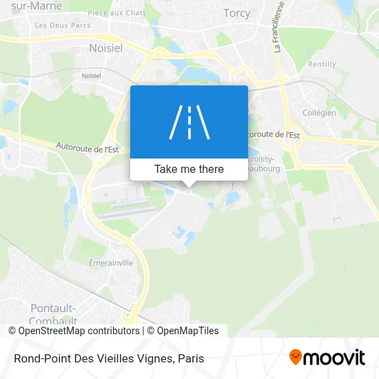 Rond-Point Des Vieilles Vignes map