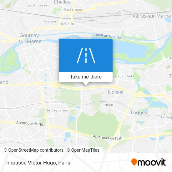 Impasse Victor Hugo map