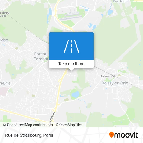 Rue de Strasbourg map