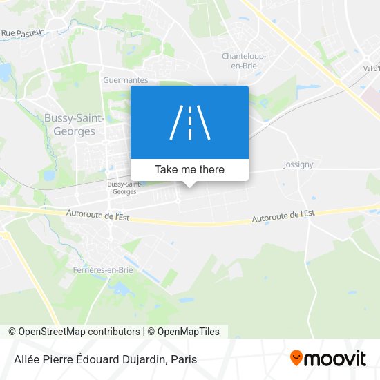 Allée Pierre Édouard Dujardin map