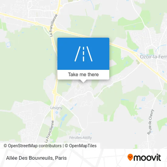 Allée Des Bouvreuils map