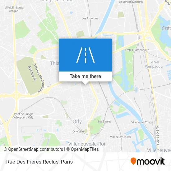 Rue Des Frères Reclus map