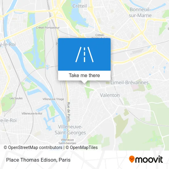 Place Thomas Edison map