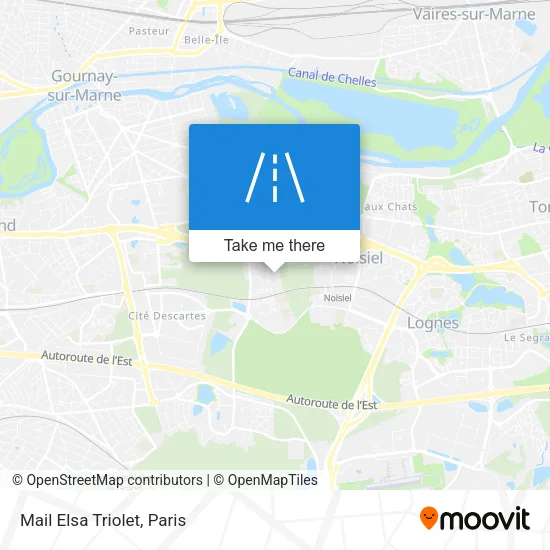 Mail Elsa Triolet map