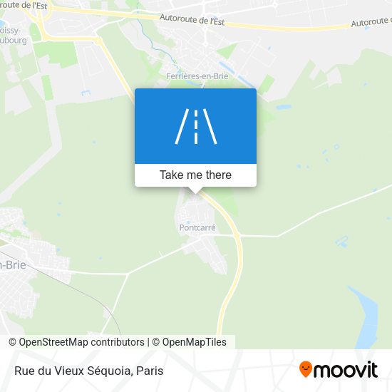Rue du Vieux Séquoia map
