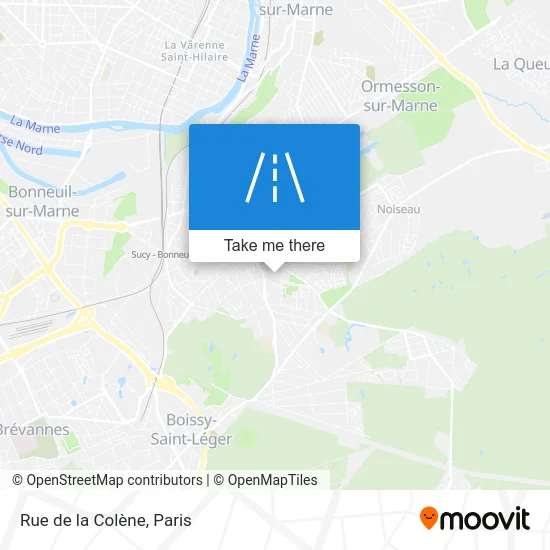 Rue de la Colène map