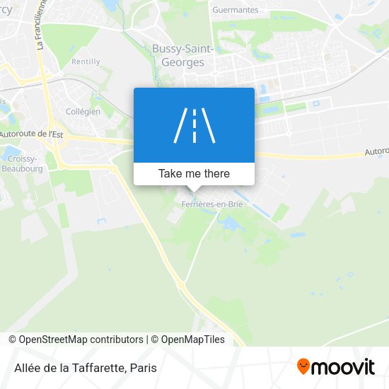 Allée de la Taffarette map