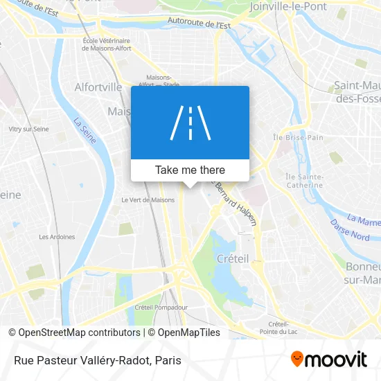 Rue Pasteur Valléry-Radot map