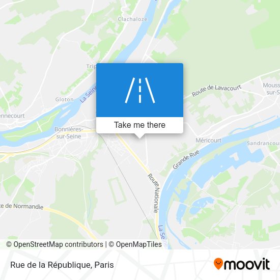 Rue de la République map