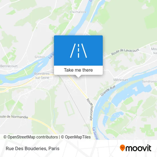 Rue Des Bouderies map
