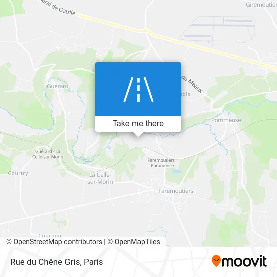 Rue du Chêne Gris map
