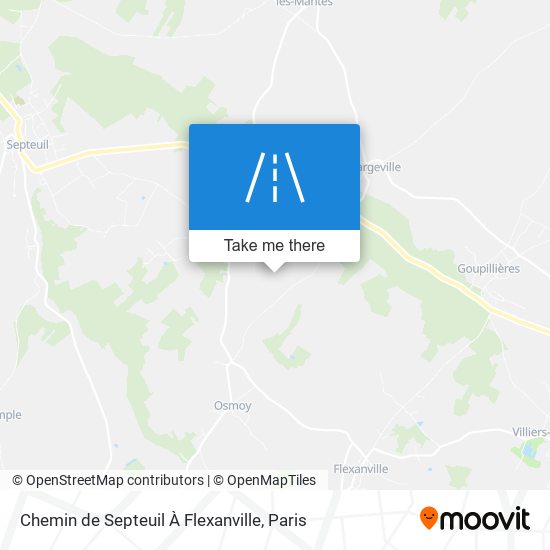 Chemin de Septeuil À Flexanville map